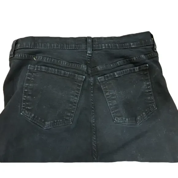 Y2K BLACK JEANS BY NYDJ WESTERN COWGIRL DENIM WIDE LEG COTTON BLEND 14 - Picture 5 of 8